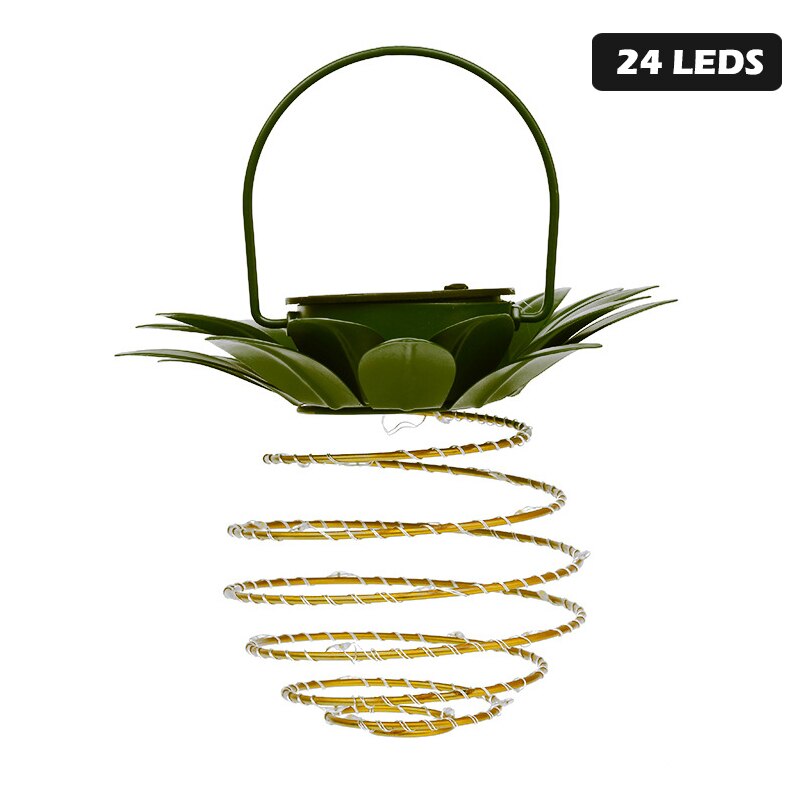 Outdoor Pineapple Powered Garden Light