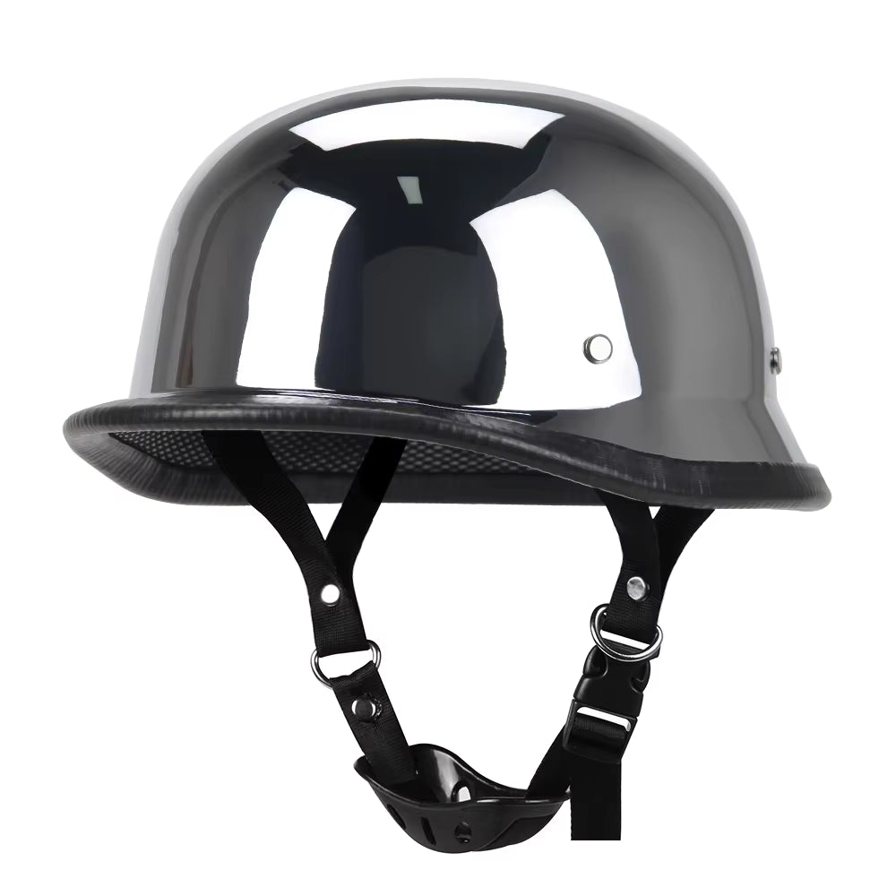 Lightweight Bike Open Face Helmet with Chin Strap