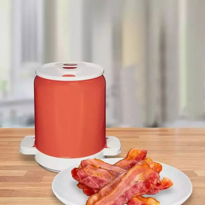 Convenient Microwave Bacon Cooker with Splash Shield