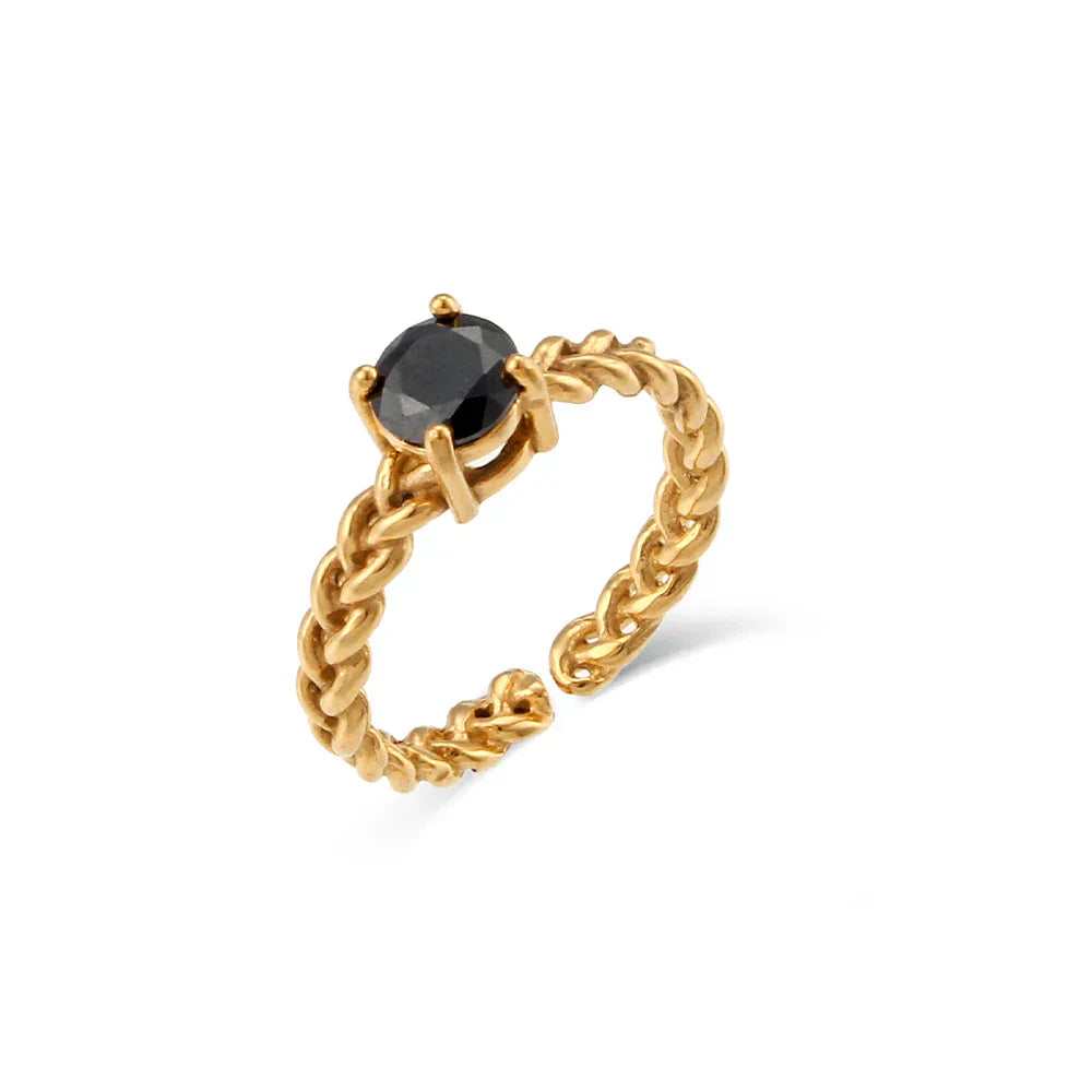Luxury Diamond Braided Wedding Ring