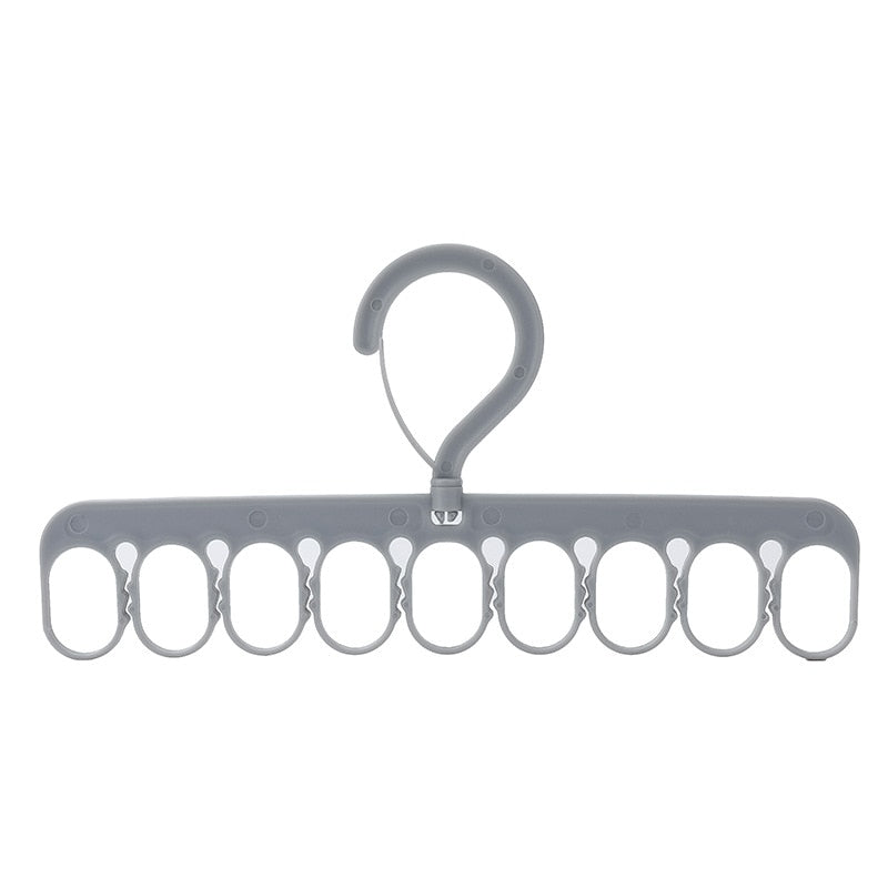 Compact Collapsible 3-Tier Storage Hanger Rack
