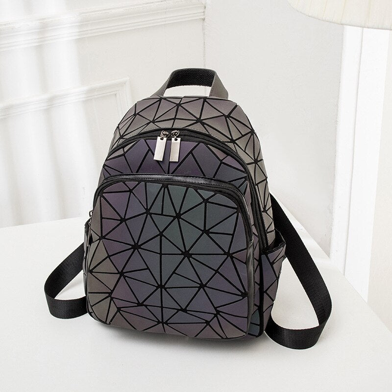 Vibrant Shine Holographic Kids Backpack