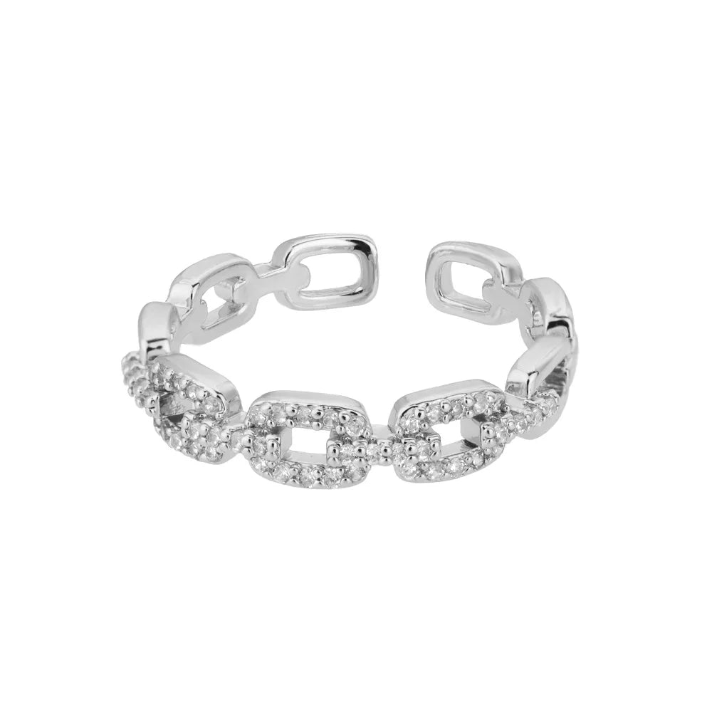 Premium Flexible Chain Diamond Engagement Ring