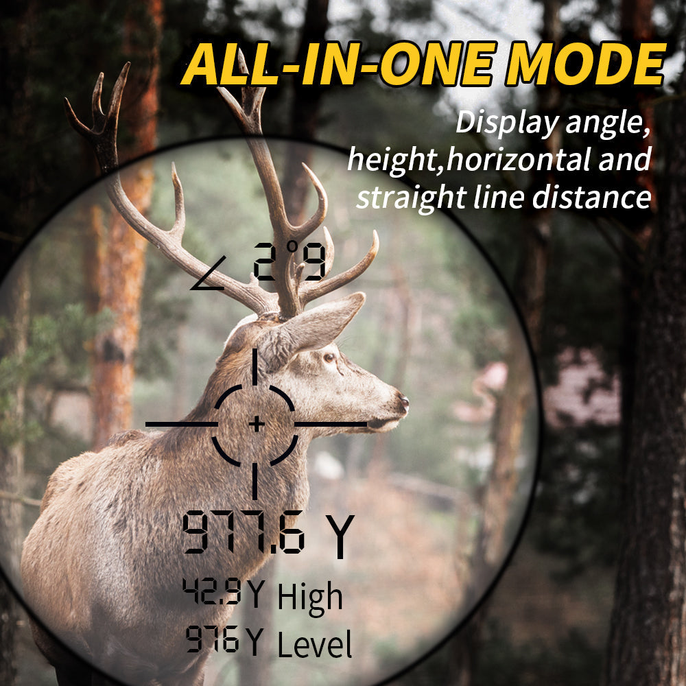 Accurate Digital Distance Meter 1000m Water Resistant Outdoor