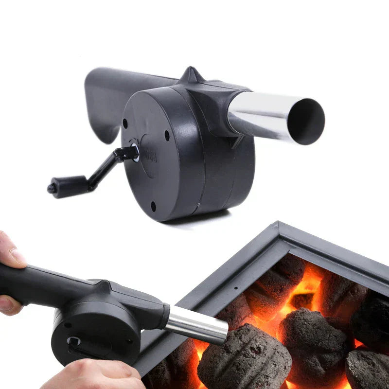 Automatic BBQ Coal Blower Fan for Easy Grill Control - Luxicro