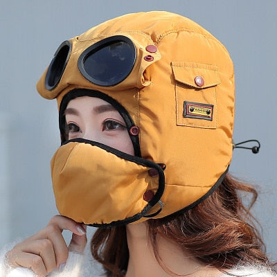 Sporty Shield Sunglasses Cap
