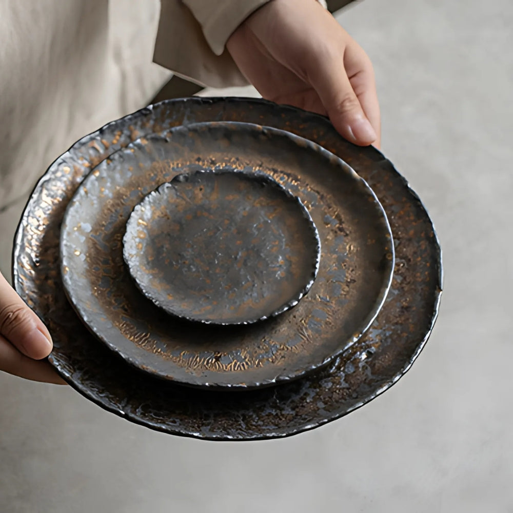 Rustic Metal Decorative Wall Plates - Luxicro