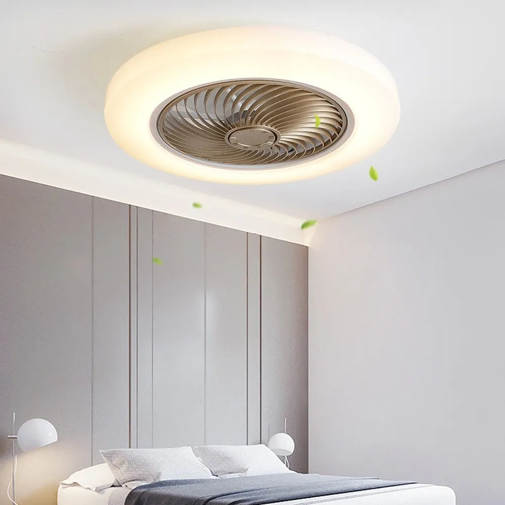 Silent Wireless Concealed Fan Smart Ceiling Lamp