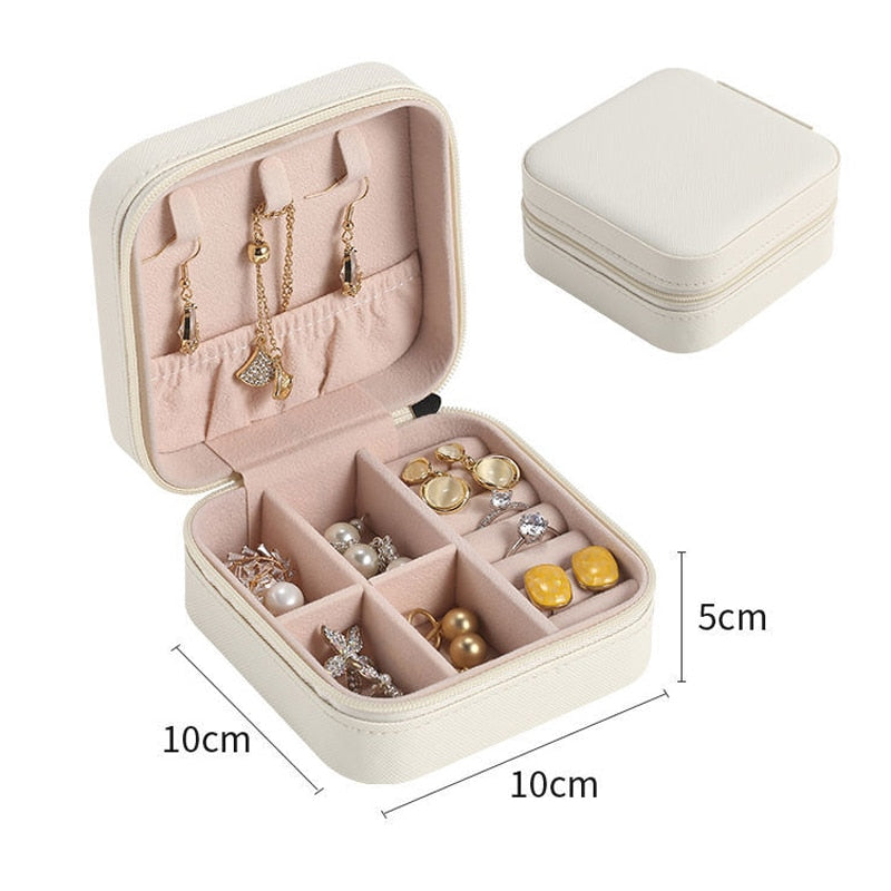 Glittering Jewelry Storage Display Case Box