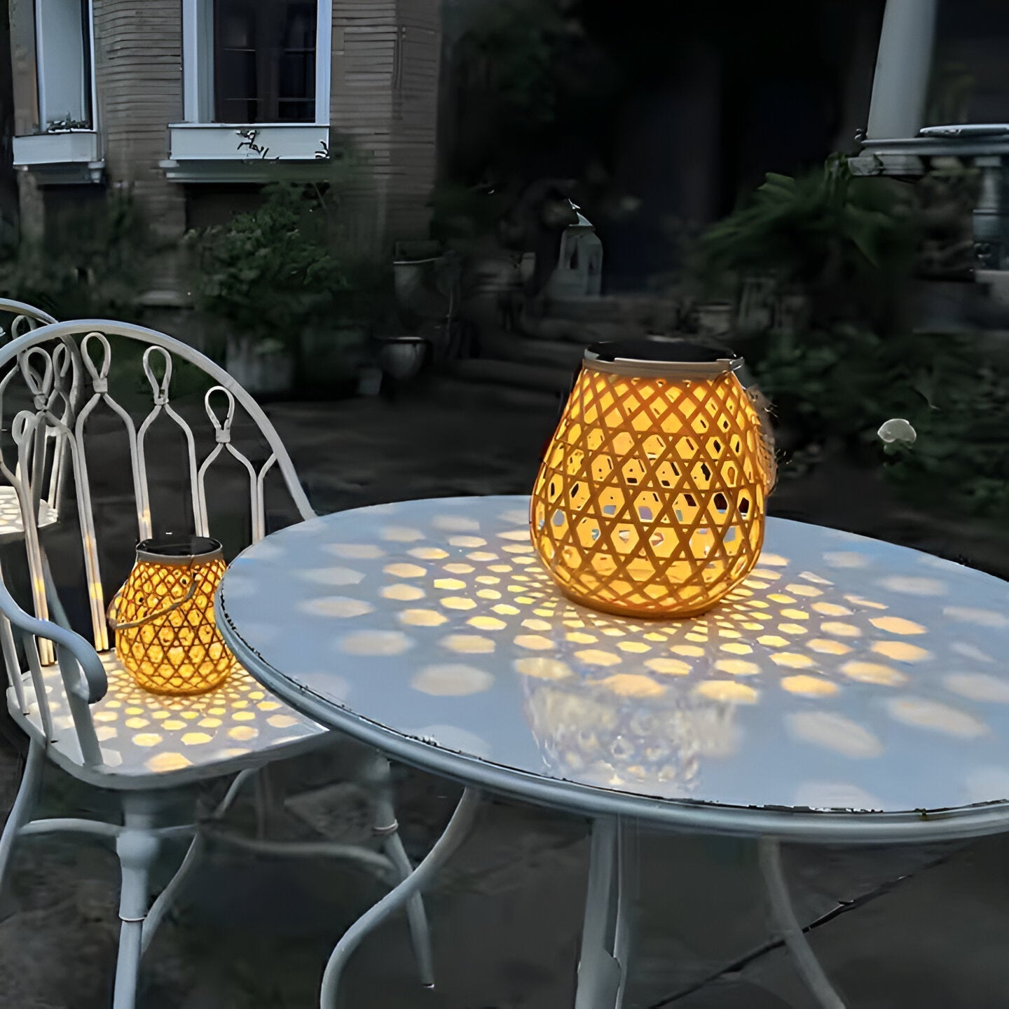 Eco Friendly Bamboo Solar Garden Light
