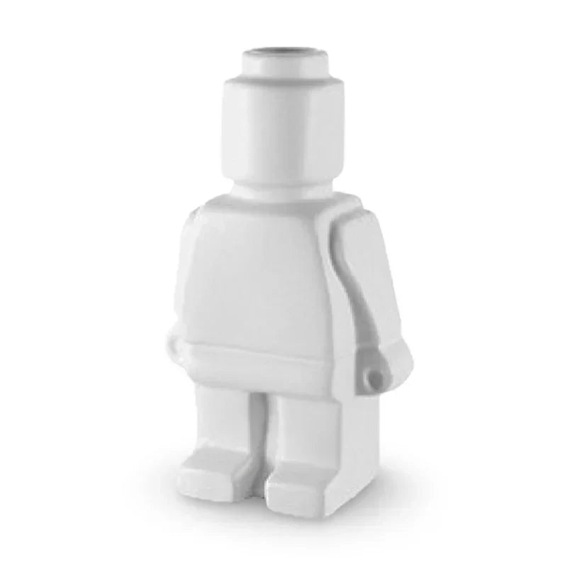 Colorful Small Robot Succulent Planter