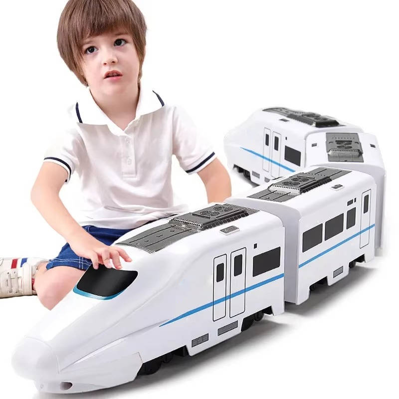 Fun Kids Train Playset with Lights and Sounds - Luxicro