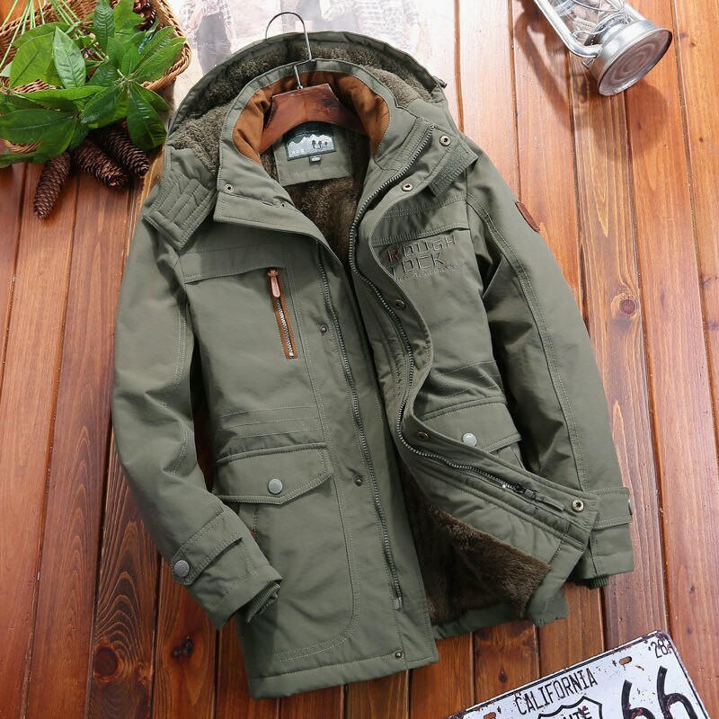 Warm Insulated Fleece Coat