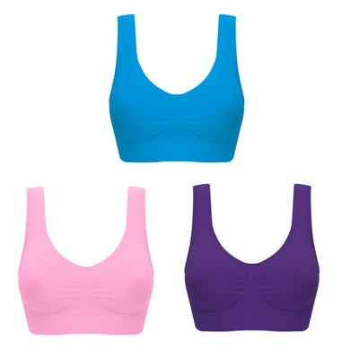 Soft 3 Piece Padded Bralette Set