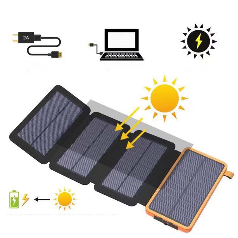 Large Capacity Portable Solar Charger - Fast Charging - Luxicro