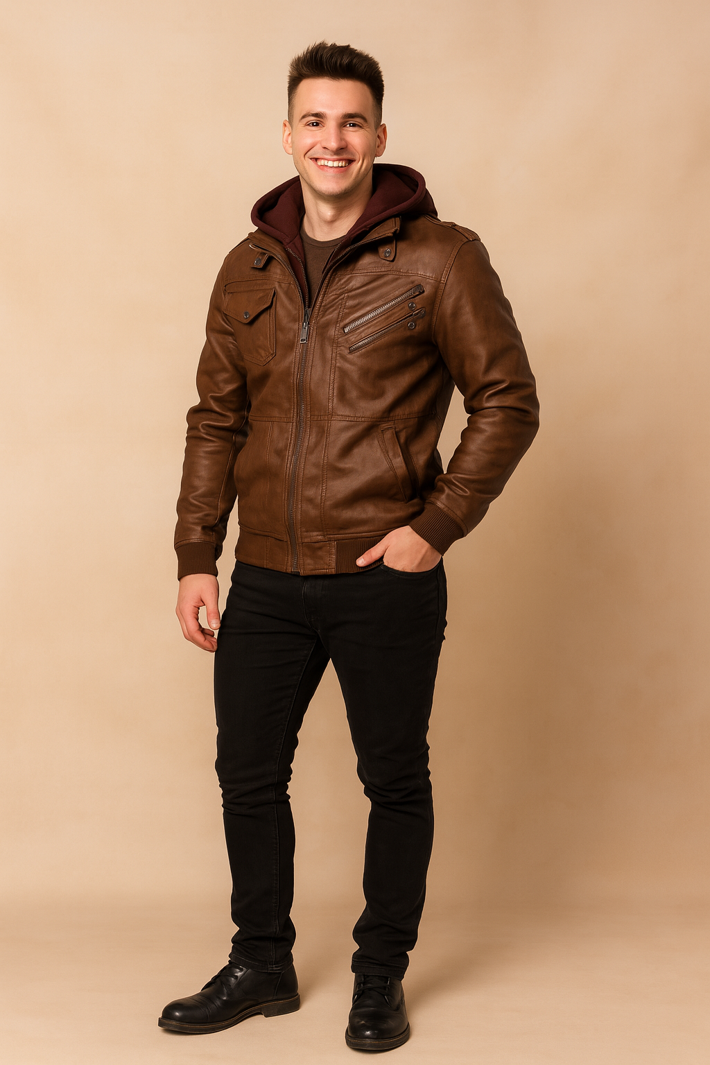 Levin | Men's Waterproof Hoodie Coat