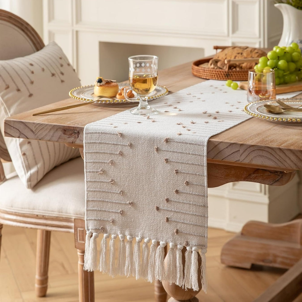 Luxury Fringe Decorative Table Runner - Luxicro