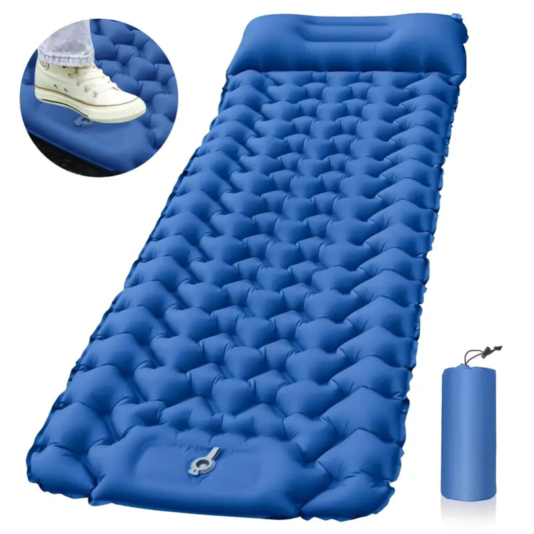 Compact Outdoor Inflatable Bed with Quick Pump