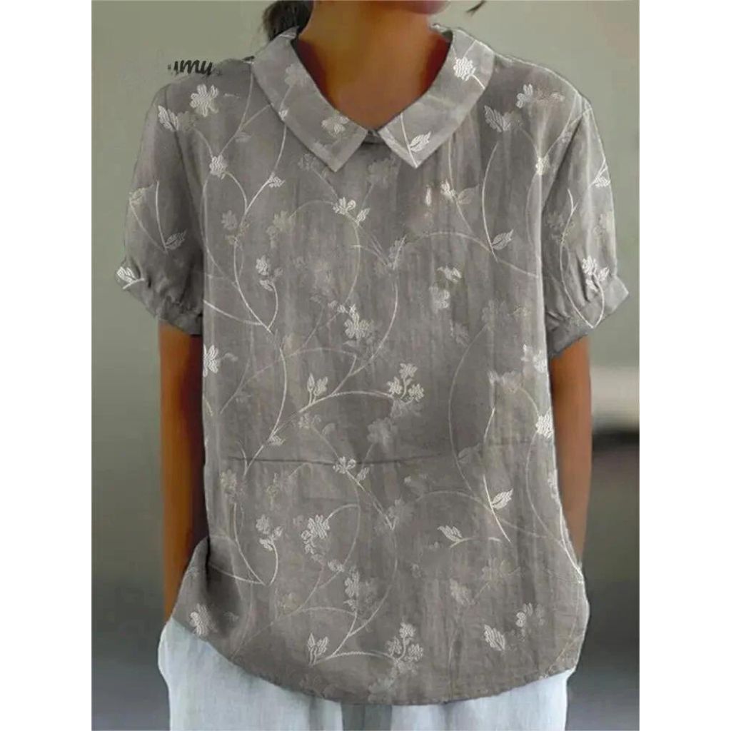 Comfy Women's Floral Cotton Blouse