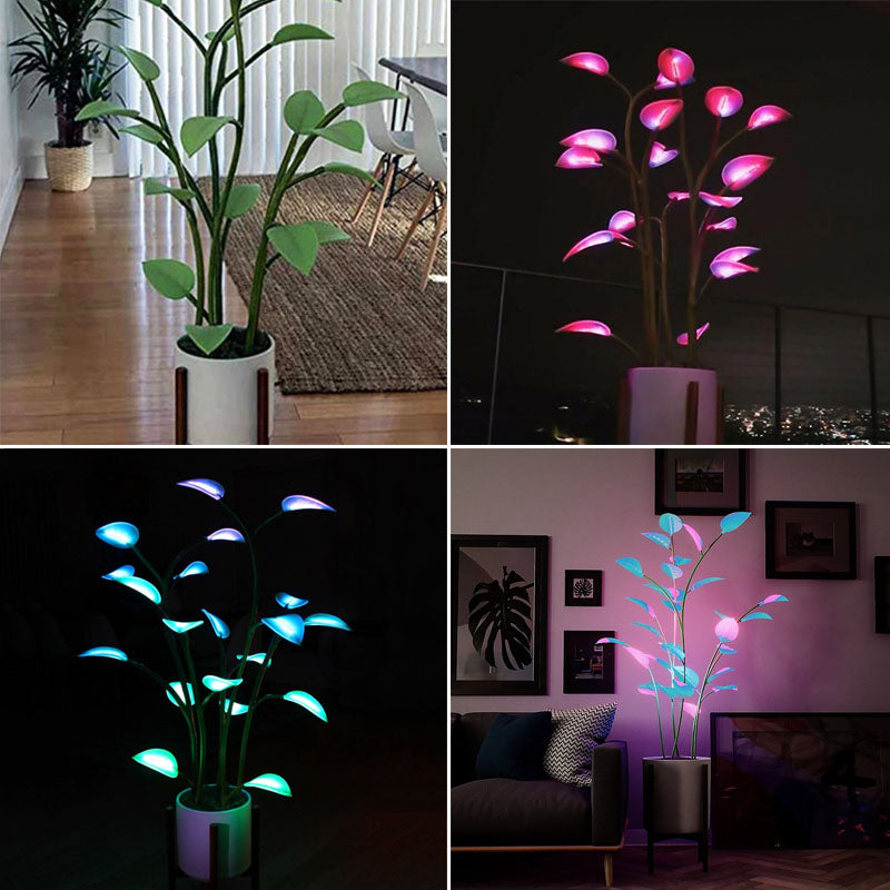 Vibrant Floral Table Light Lamp - Luxicro