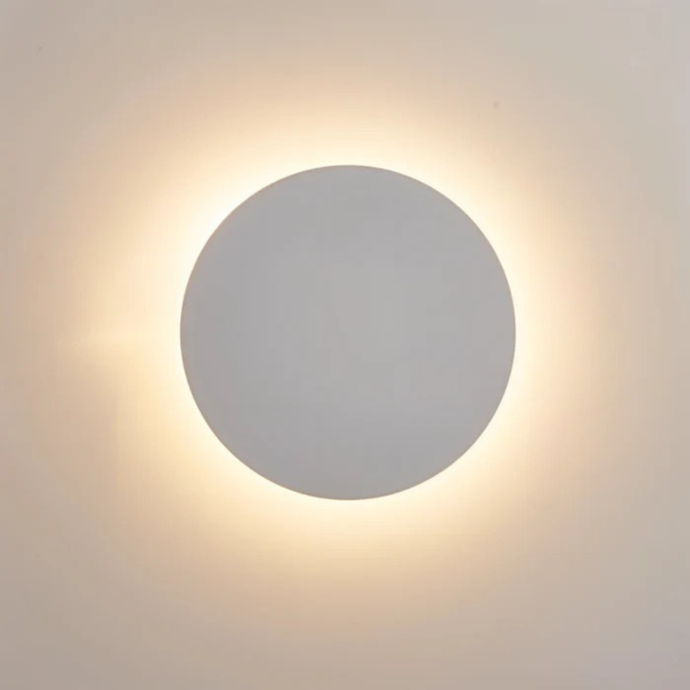 Contemporary Circular LED Wall Lamp Low Energy Indoor Light