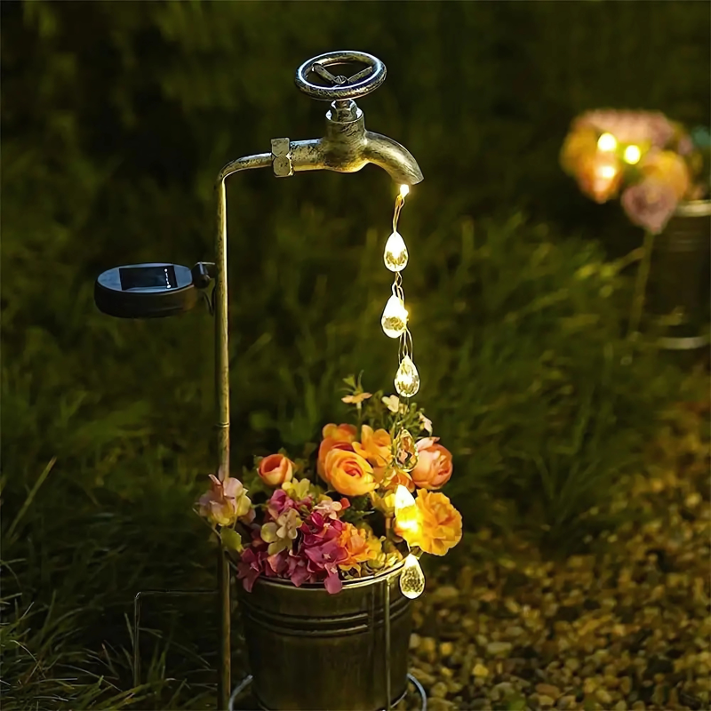 Vibrant Indoor Fountain Table Lamp - Luxicro