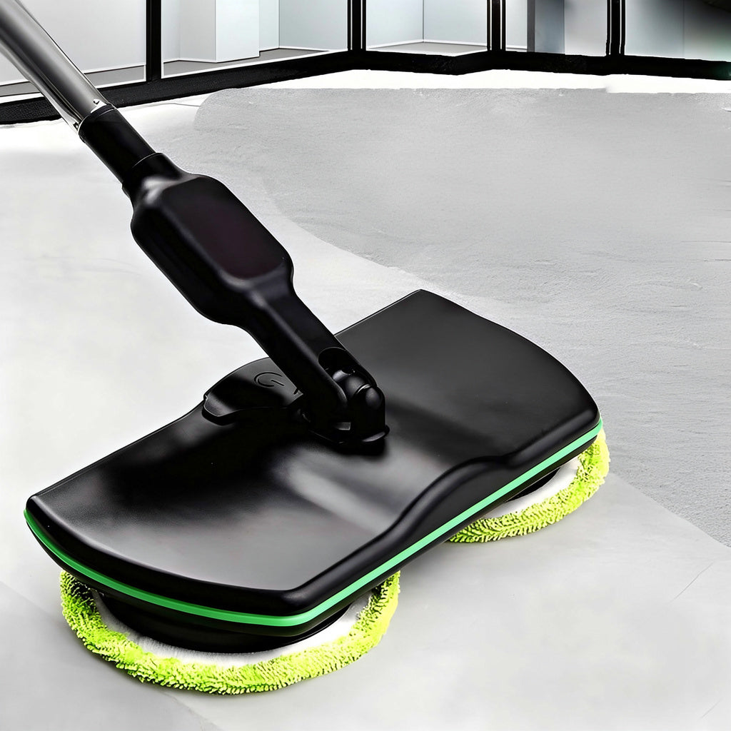 Rechargeable Floor Mop for Wood and Tile Cleaning - Luxicro