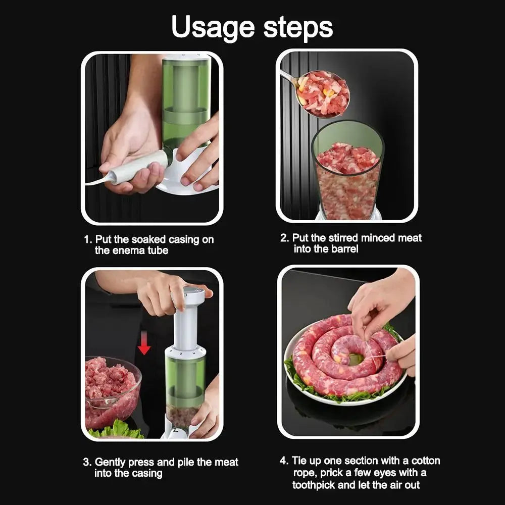 Easy Fill Sausage Maker Machine - Manual & Compact