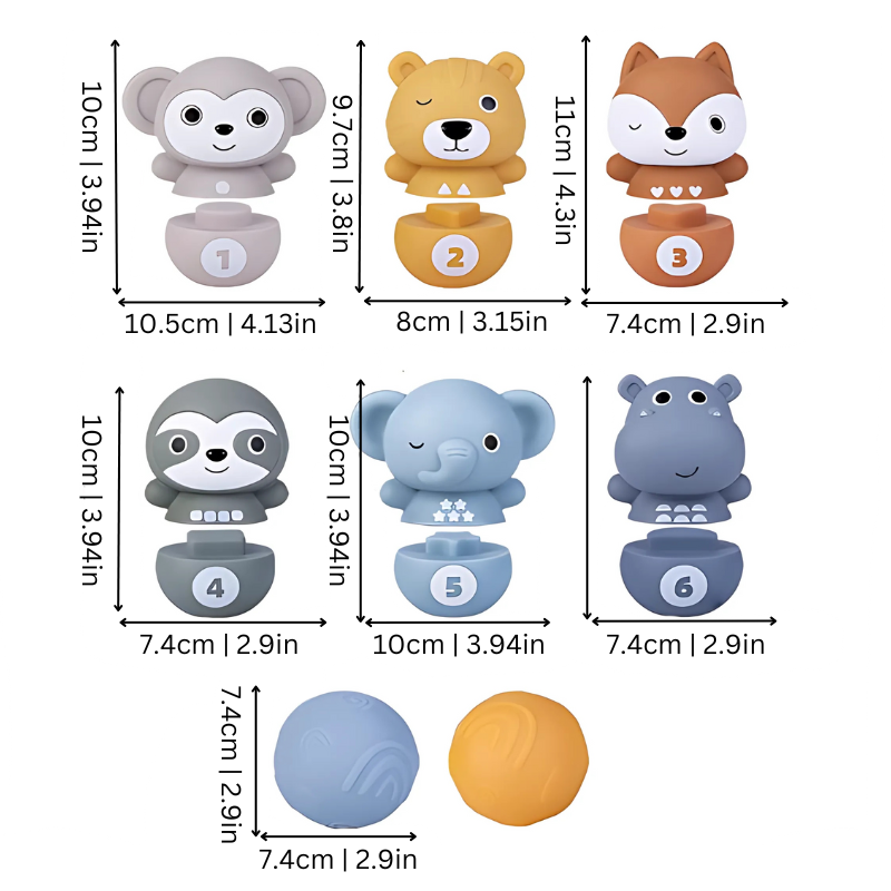 Vibrant Collectible Zoo Figurines