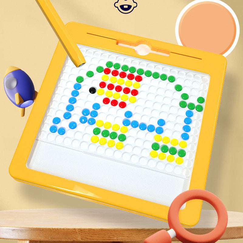 Fun Kids Magnetic Drawing Board with Colorful Buttons
