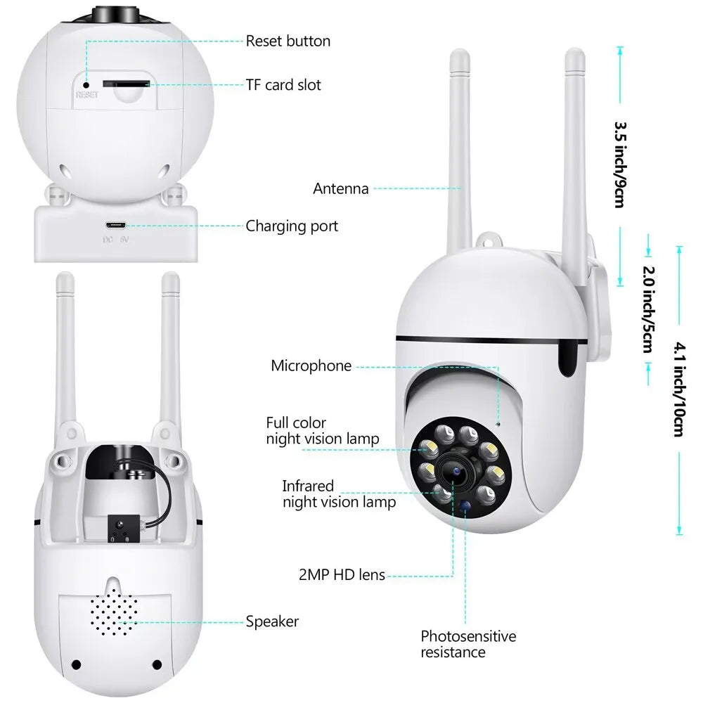 Wi-Fi Smart Home Surveillance Camera