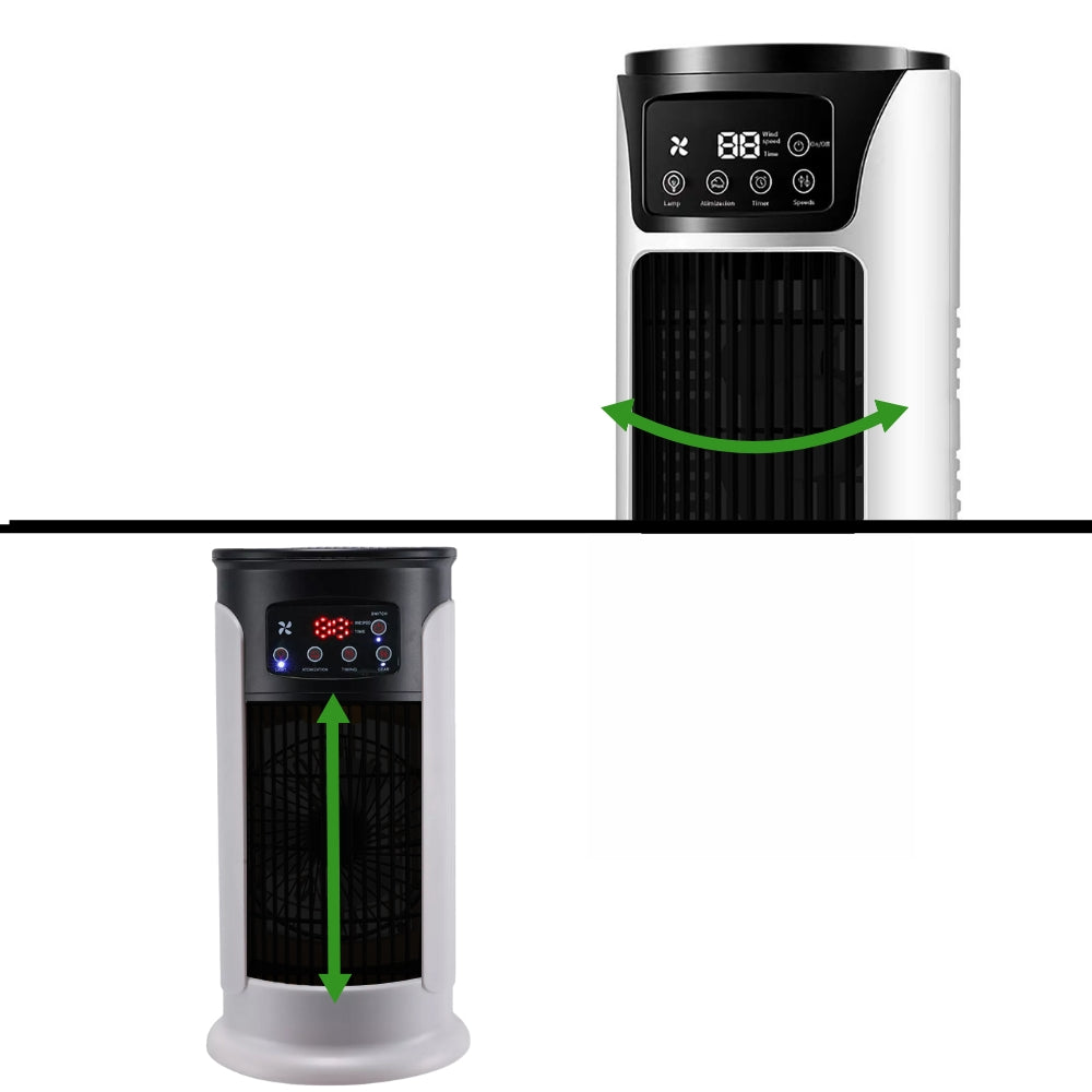 Compact Portable AC Unit with Cooling and Humidifier
