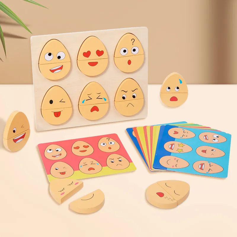 Colorful Children's Emotional Learning Puzzle
