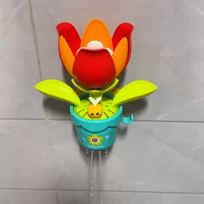 Colorful Happy Baby Sunflower Bath Toy