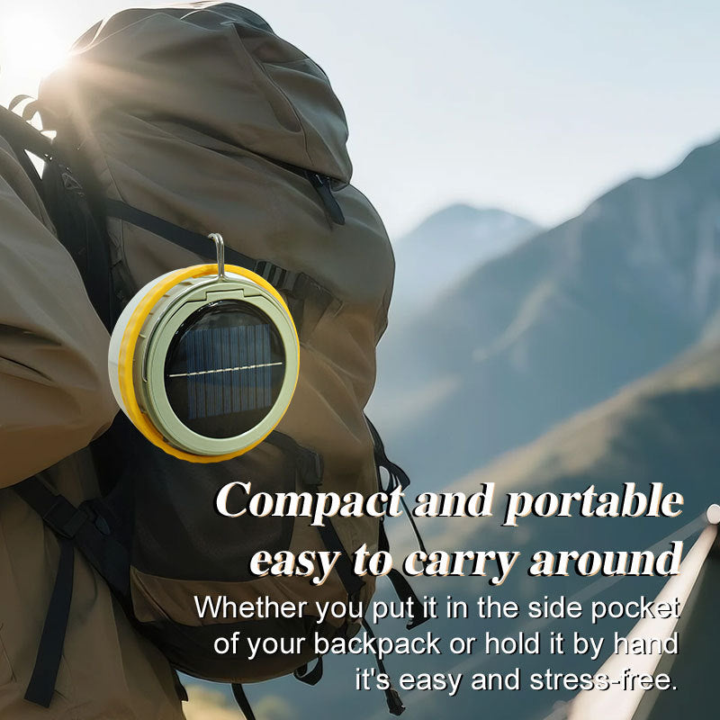 Compact Outdoor Solar Camping Lantern