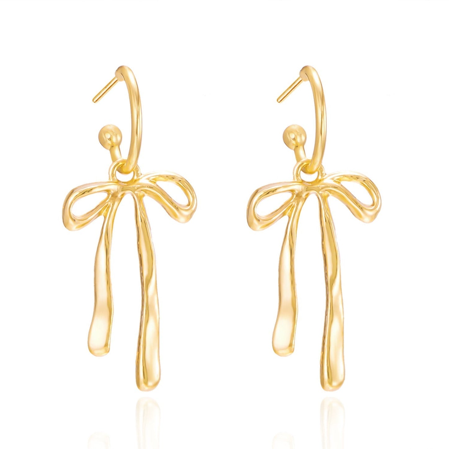 Small Dainty Bow Stud Earrings