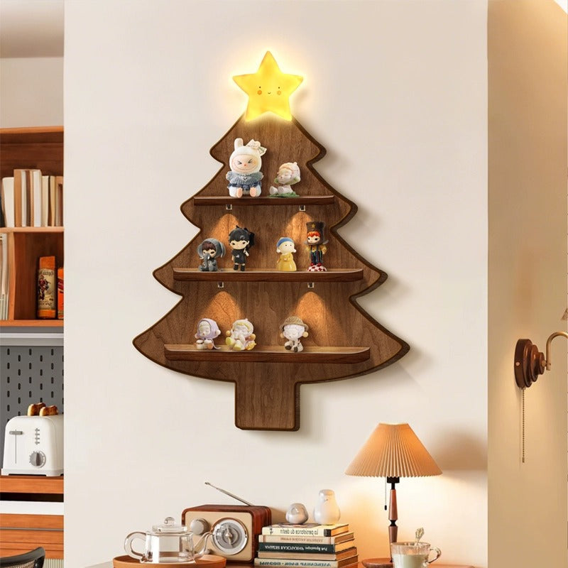 Traditional Holiday Wooden Xmas Tree Stand - Luxicro