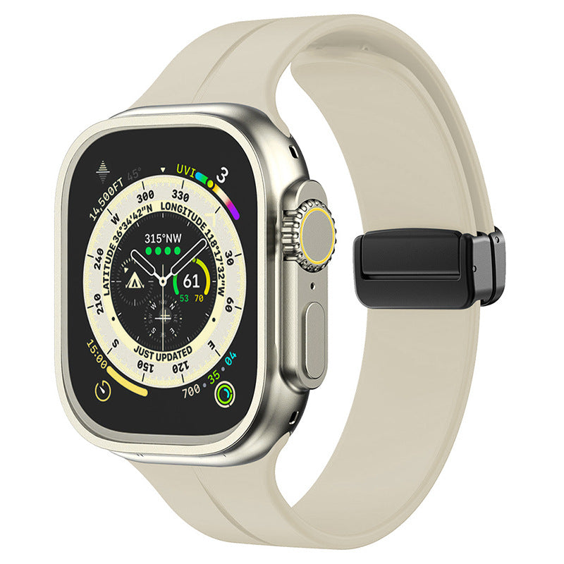 Flexible Soft Magnet Closure Apple Watch Strap