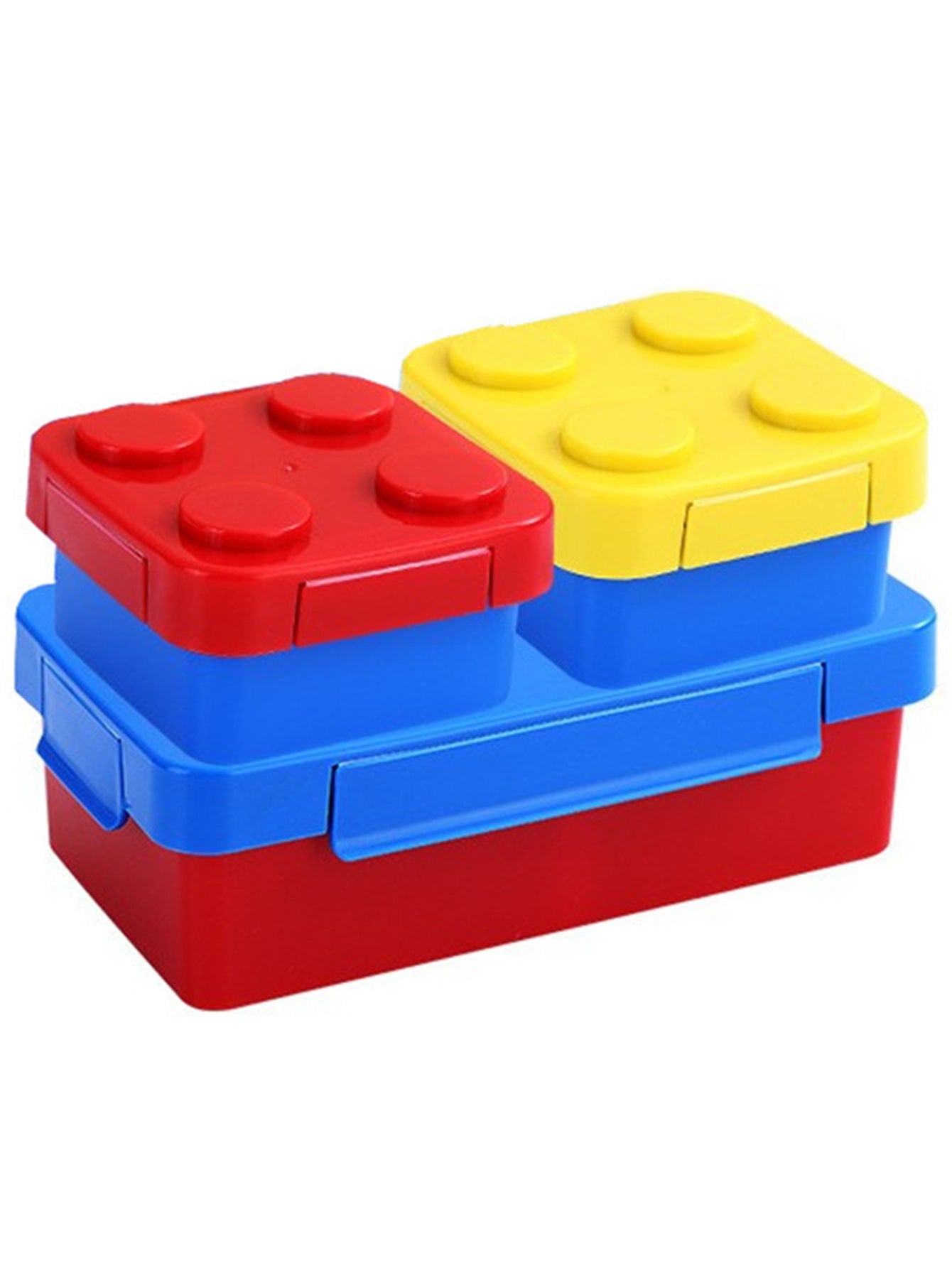 Colorful Children's Block Pattern Lunchbox