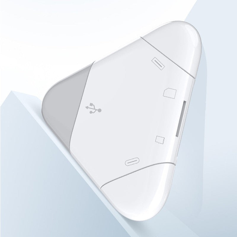 Versatile 3-in-1 Multi Card Reader with USB and Type-C