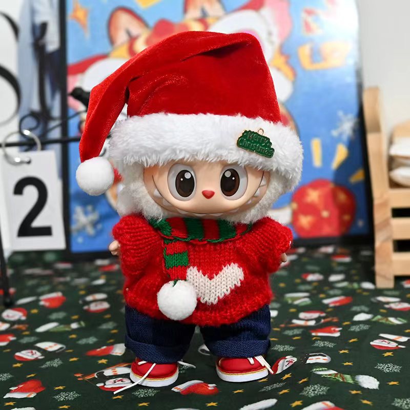 Labubu Doll Winter Festive Sweatshirt Clothing
