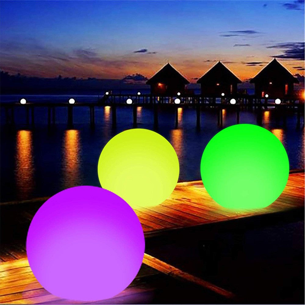 Vibrant LED Inflatable Pool Ball Lamp - Luxicro