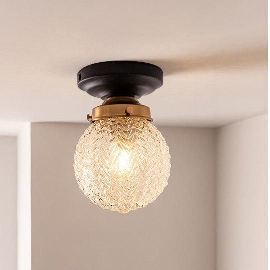 Classic Glass Drop Ceiling Lamp
