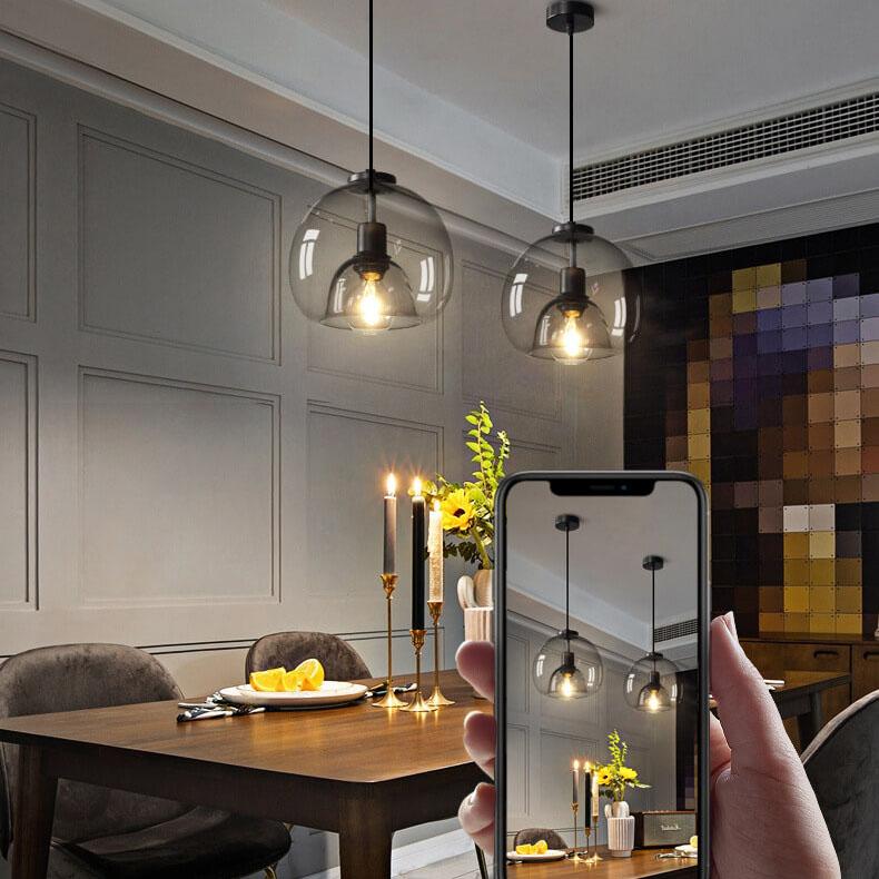 Elegant Glass Pendant Lamp For Contemporary Living - Luxicro