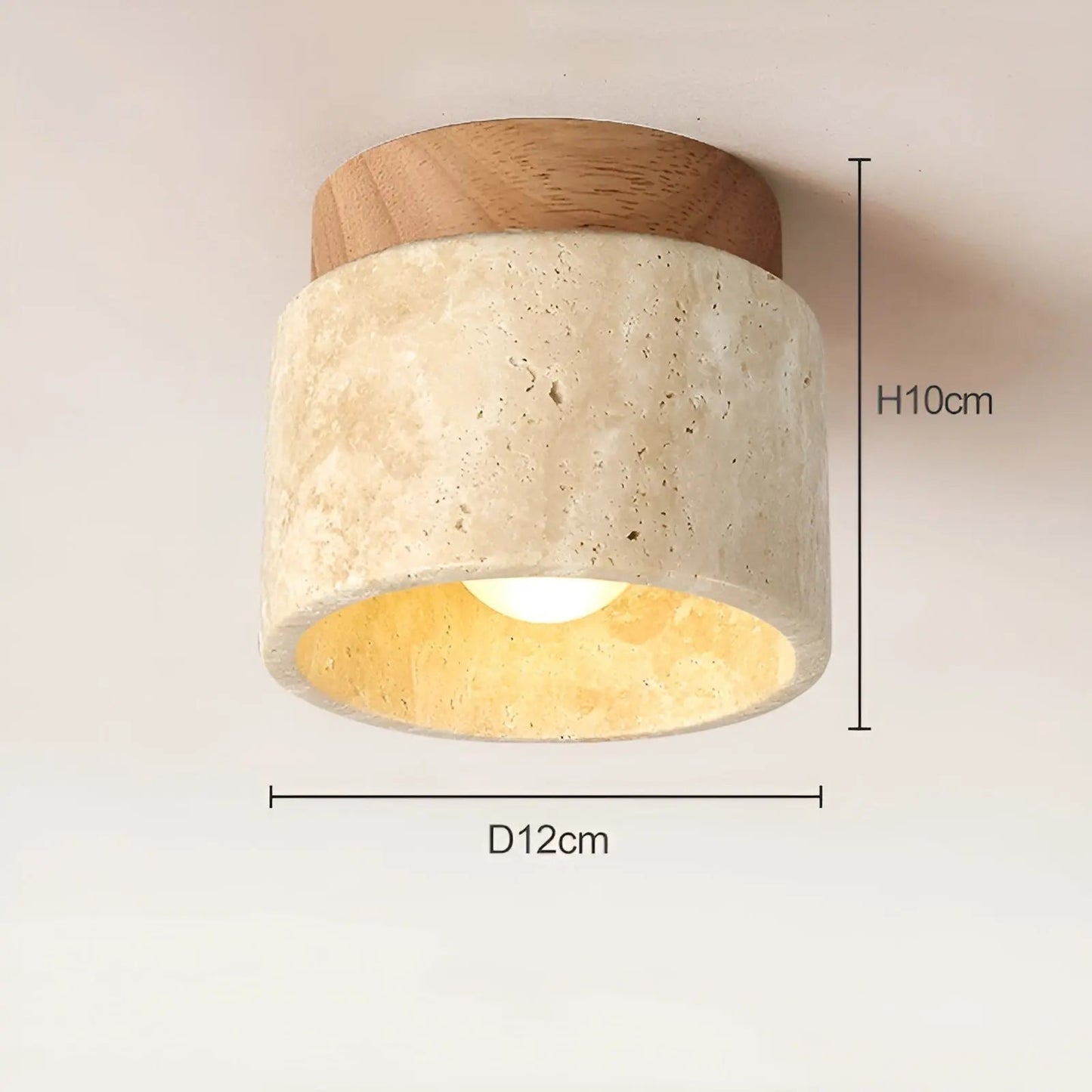 Natural Wood LED Table Lamp