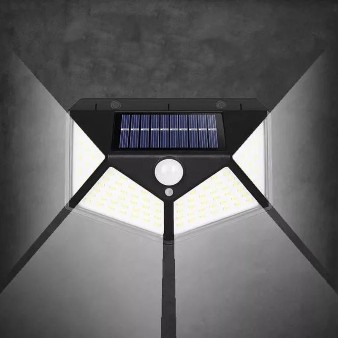 Bright Solar Motion Sensor Outdoor Security Light - Luxicro