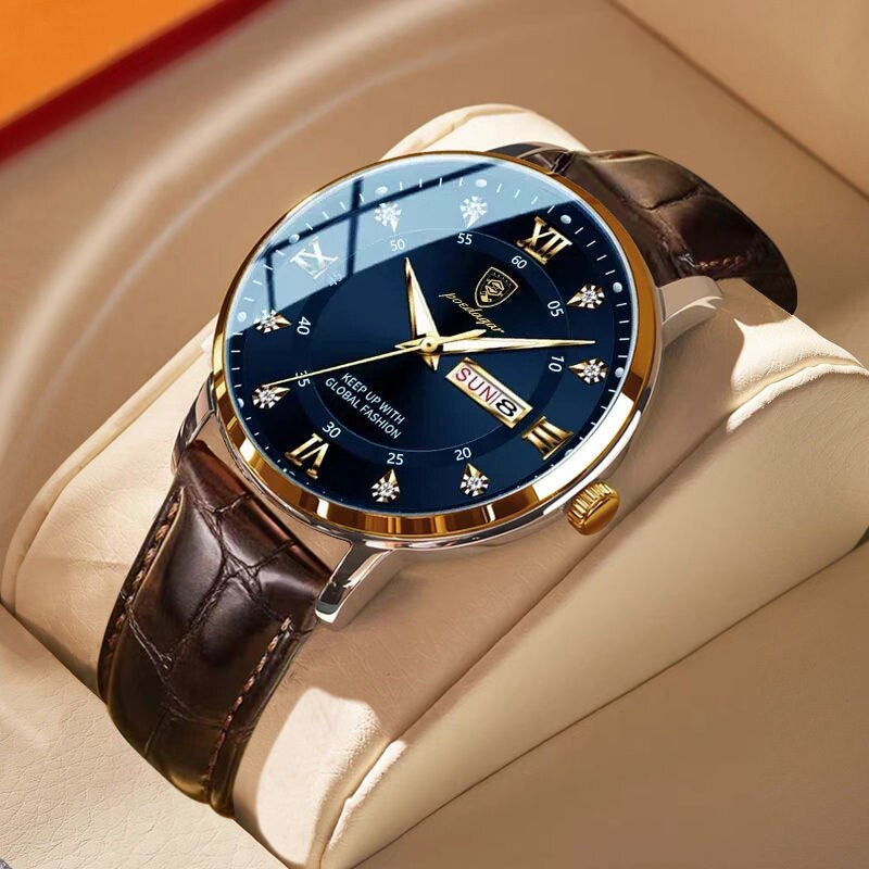 Waterproof Men's Stainless Steel Analog Watch