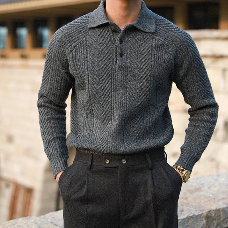 Cozy Classic Men's Knit Sweater
