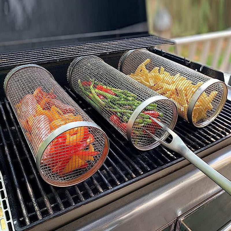 Easy Grill Basket for Vegetables and Meat - Luxicro