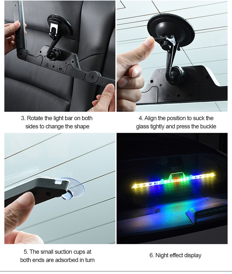 Portable Solar Powered Car Safety Lamp